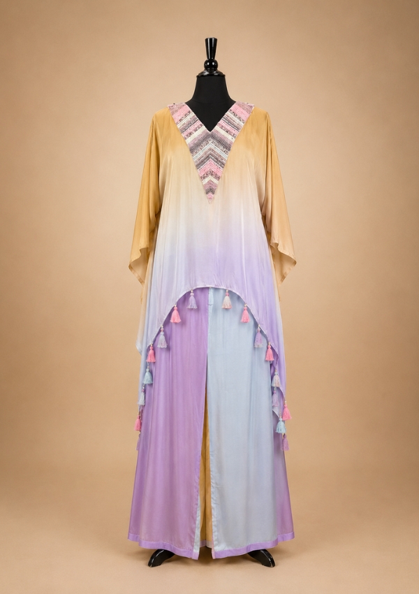 Pastel Kaftan Pant Set